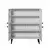 Hanah Home Komoda Multilux Fas 95x111x36cm Belo-Crna