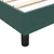 Vidaxl Box spring postelja z vzmetnico temno zelena 80x220 cm žamet