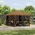 Gazebo 3 x 3 m Bež Poliester i čelik 190 gsm