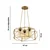 OPVIQ Luster Dratkruh Glass Gold Yellow