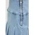 Morgan plisirano denim krilo
