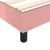Vidaxl Box spring postelja z vzmetnico roza 180x200 cm žamet