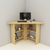 HANAH HOME Radni sto Corner Sapphire Oak