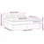 vidaXL Box spring postelja z vzmetnico krem 180x200 cm blago