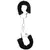 Doc Johnson Furry Handcuffs Black