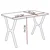 Hanah Home Trpezarijski sto Elma 110, 110 x 70 x 74 cm, Crna