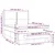 Vidaxl Box spring postelja z vzmetnico moder 140x190 cm blago