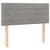 Krevet box spring s madracem LED svjetlosivi 90x190 cm baršun