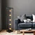 Aberto Design Podna lampa Kafes 13746, 21 x 21 x 102 cm, 5 x E27, 250 cm Kabl, Crna
