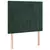 Box spring krevet s madracem tamnozeleni 90x200 cm baršunasti