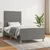 Vidaxl Posteljni okvir brez vzmetnice temno siv 90x190 cm blago