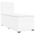vidaXL Box spring postelja z vzmetnico bela 80x200 cm umetno usnje
