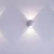 LED spoljno zidno svetlo LED/2W/230V 4000K IP54 belo