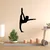 Wallity Zidna dekoracija Yoga 25, 41 x 60 cm, Crna