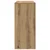 Komoda boja hrasta artisan 85x34x76 cm konstruirano drvo