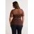 Trendyol Curve Ženska bluza Tbbss25Af00004, Braon