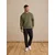 DAN FOX APPAREL Pulover Carlo  oliva