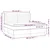 Vidaxl Box spring postelja z vzmetnico črn 200x200 cm blago