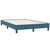 Vidaxl Box spring postelja brez vzmetnico temno modra 120x210 cm žamet