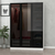 Hanah home Ormar Kale 135x210x52cm Belo-Crni