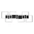 Rabalux LED Plafonjera sa daljinskim Fatma, 40W, 3000-6500K, 100x33cm, Crna