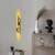 Opviq Zidna lampa Flare-15357, 8x40x11cm, IP20, Zlatna boje