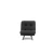 ATELIER DEL SOFA Fotelja Misa Small Solo Dark Grey