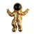 Wallity Zidna dekoracija Cosmonaut 5, 35x47x10 cm, Bakar
