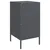 Vidaxl vidaXL Nočne omarice, komplet 2, antracit, 36x39x68 cm, jeklo