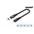 MicroConnect Kabel USB4 Gen 3x2 USB-C M/C 0,15 m črne barve
