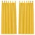 Zavjese za blackout s prstenovima 2 pcs Žuta 225 x 140 cm