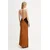 Obleka Bardot rjava barva, 59977DB