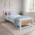 Krevet samac AIDA 90 x 200 Bela/Sonoma
