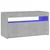 TV ormarić s LED svjetlima siva boja betona 75 x 35 x 40 cm