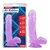 Ljubicasti realisticni dildo 17cm