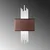 Opviq Zidna lampa Axis-15123, 35x75x10cm, IP20, Braon-bela