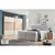 Esposa BOXSPRING POSTELJA 160 cm x 200 cm , tekstil siva