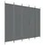 Vidaxl vidaXL 5-delni paravan, antracit, 250x200 cm, blago