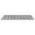 Stepenica Pravokutni 2 pcs Srebrno 80 x 50 cm Aluminij