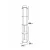 Opviq Podna lampa KS-11107, 17x150 cm, IP20, Bež-crna