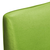 VIDAXL ravna raztegljiva prevleka za stol (4 kosi), zelena