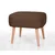 Atelier del Sofa Tabure 50x43x42cm, Braon