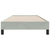 Box Spring krevet bez madraca svijetlo sivi 100x210 cm samt