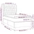 Vidaxl Box spring postelja z vzmetnico temno siva 90x200 cm blago