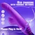 SuperLove Powerful Thrusting G-Spot Rabbit Vibrator Purple
