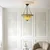 Endon 111881 - Luster na lancu Tiffany JAMELIA 3xE27/10W/230V prečnik 50 cm