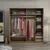 Hanah home Ormar Kale 220x210x52cm Bež