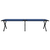 Sklopivi kamperski krevet 2 pcs Plava 193 x 69 x 45 cm