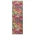 vidaXL Preproga runner LESAKA barvito 100 x 100 cm Diamantni žamet