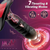 Paloqueth Anal Plug & Prostate Massager Thrusting & Vibrating with Remote Control Black
